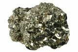 Gleaming Pyrite Crystal Cluster - Peru #138142-1